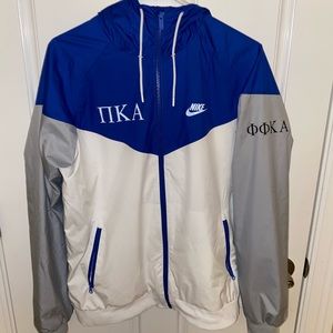 Nike DriFit Windbreaker with Pi Kappa Alpha (Pike) logos | Size Medium